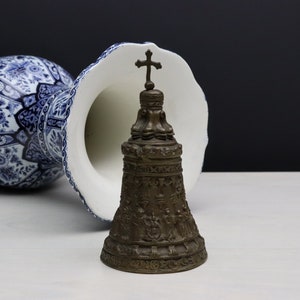 French Antique Bell, Perfect Hand bell | Table Bell- Vintage Home Decor