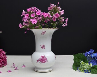 エレガントな手描きのヘレンド磁器の花瓶 - Etsy 日本