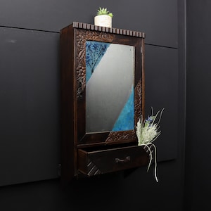 Apothecary Cabinet-Medicine Cabinet| Country Home Decor |Rustic Wall Cabinet -Bathroom Decor or Kitchen Decor