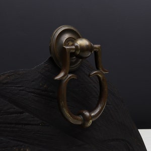 Lovely Antique Brass Door Knocker | Front Door Knocker/Antique Door Pull