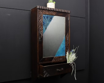 Apothecary Cabinet-Medicine Cabinet| Country Home Decor |Rustic Wall Cabinet -Bathroom Decor or Kitchen Decor