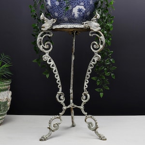 Vintage Brass Plant Stand-Vintage Home Decor | Indoor Plant Stand-Plant Lover Gift
