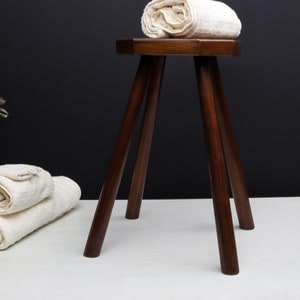 Vintage Holzhocker-Entryway Decor | Blumentopf für drinnen-Vintage Wohnkultur