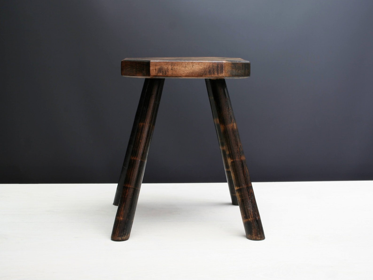 Teak Milking Stools | Grandin Road