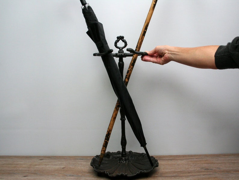 French-Antique-Umbrella Holder-Antique Cane Stand-Entryway Decor-Umbrella Stand-Unique Gift Ideas-Vintage Home Decor-Antique Umbrella Stand