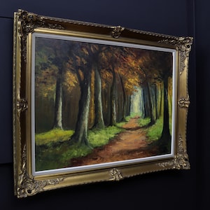 Forest Painting -Original Artwork | Antique Oil Painting |Vintage Home Decor| Unique Gift Ideas