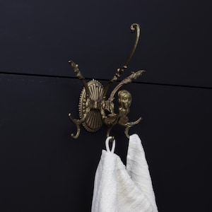 Großer Wandhaken aus Messing-Vintage Home Decor | Dekorative Schlammhaken-Einzigartige Geschenkideen