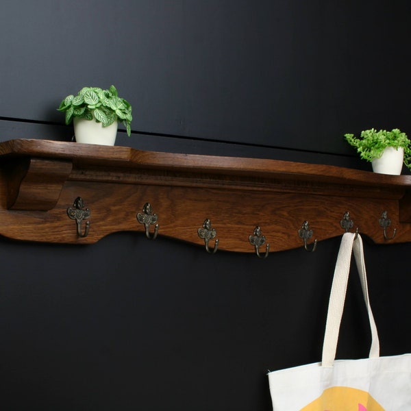 Coat Hooks With Shelf Etsy UK