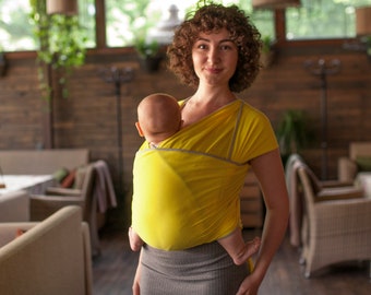 yellow baby wrap