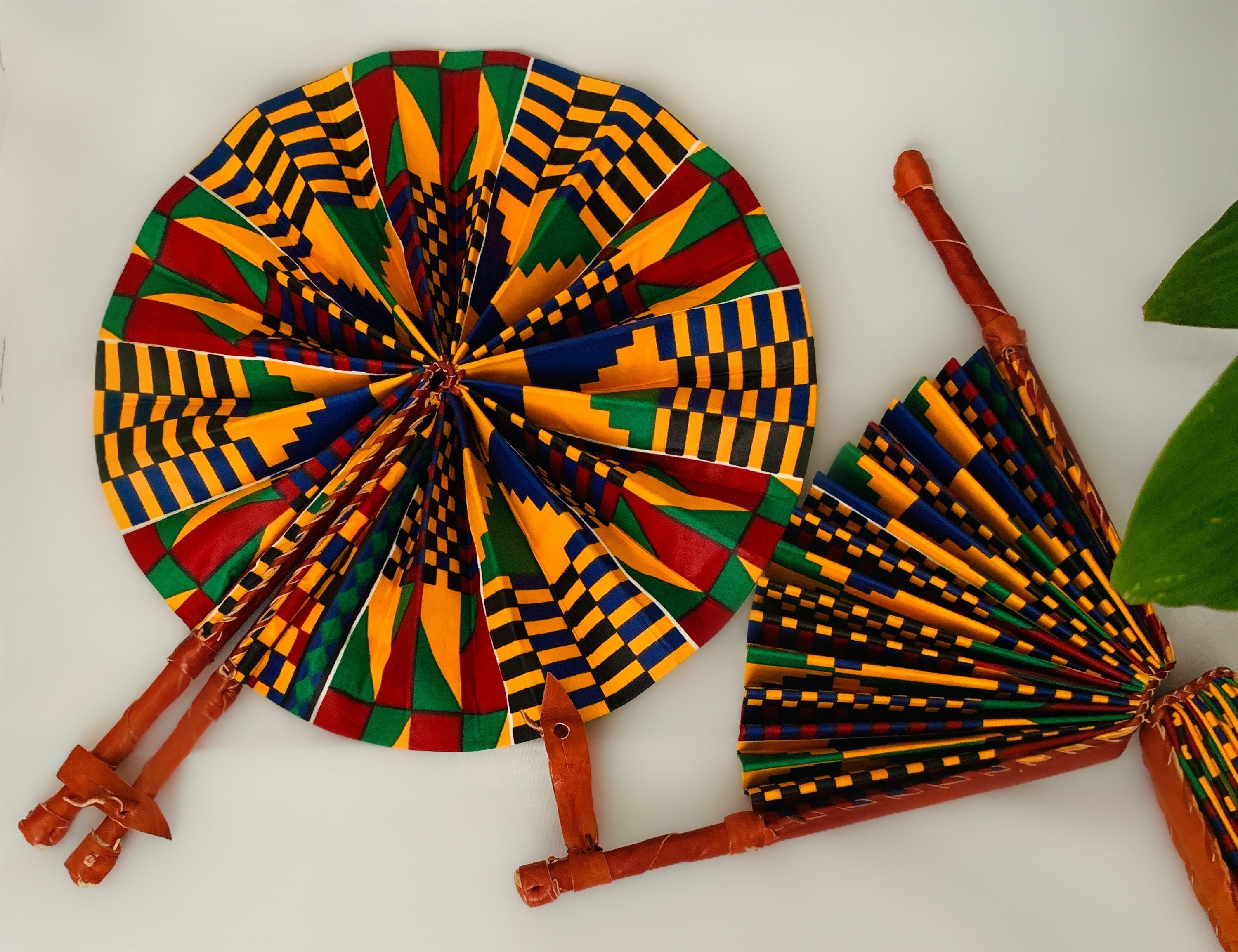 Motherland Fans African Ankara Print Handheld Folding Hand Etsy UK