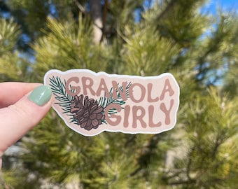 Granola Girl Vinyl Stickers for cars, water bottles, laptops