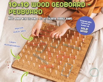 Hundred Montessori Counting Numbers Board, Homeschool Math Resource, Wooden Educational Toy, Preschool Learning