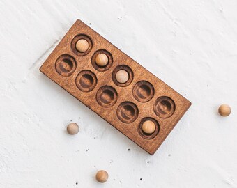 Wooden Ten Frame, Montessori Numbers & Counting, Math Teaching Resource, Homeschool Numeracy Learning Toy