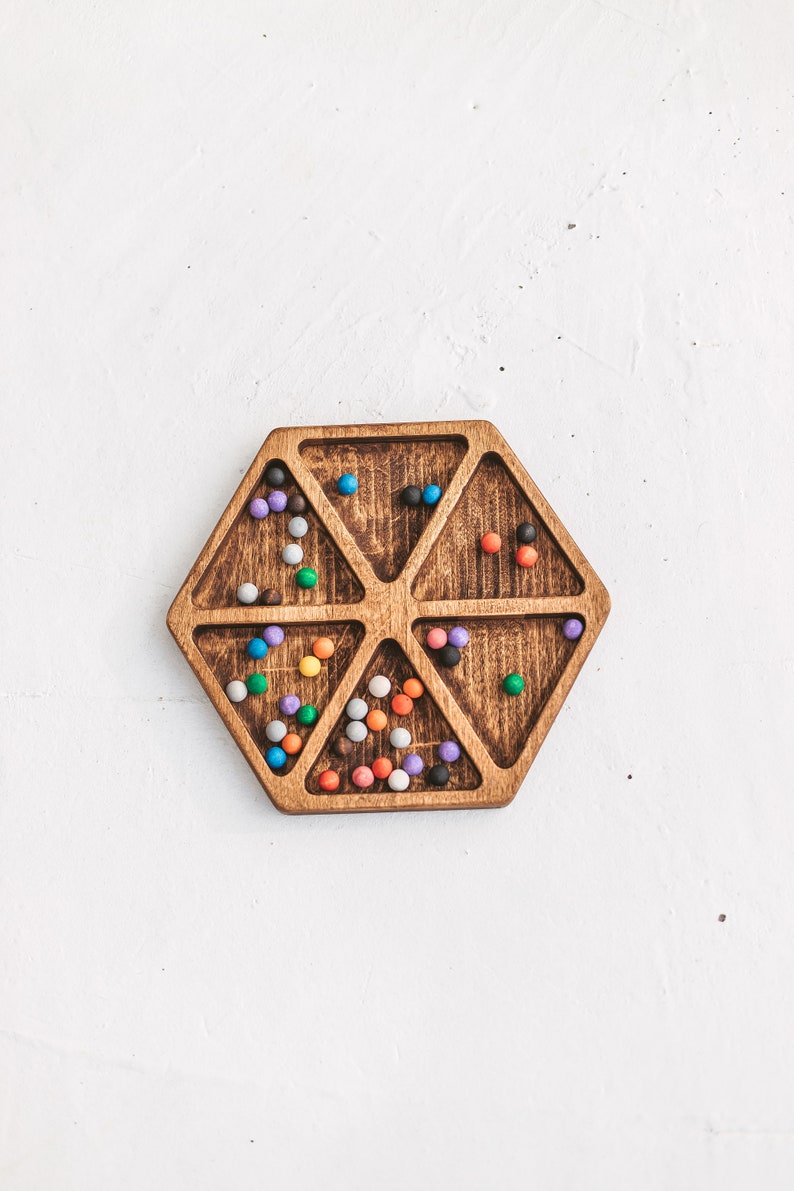 Wooden Sensory Trays Montessori Sensory Toy Counting and Etsy