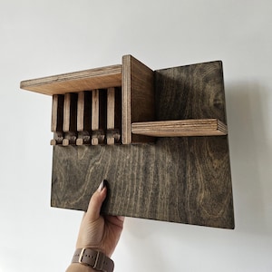 Key holder Key rack Wall key holder Modern wooden Key holder for wall Entryway Organizer for Home Decor, Housewarming gift, Home Wall decor