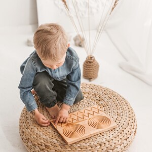 Shape tracing board, Montessori toddler wooden toys, Homeschool kids gift, educational learning toys, baby developing fine motor skills