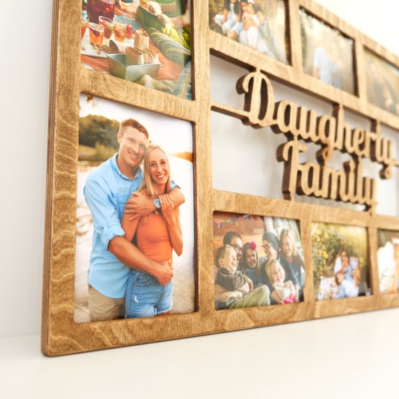  Maracco Couples Valentine's Day Gifts Picture Frame for  Girlfriend Boyfriend, Birthday for Woman Wood Hanging Photo Display