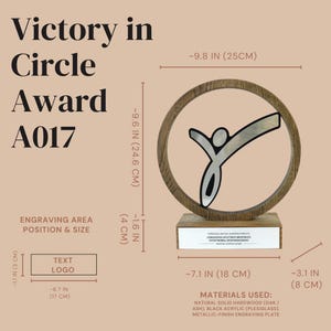 Dance Awards and Custom Trophy Wooden Award - Music Awards, Engraved Plaque, Award Plaque for Performance Personalized Gift Custom Award Set image 4