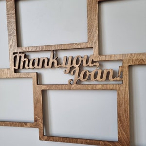 Custom collage picture frames, multiple picture frame, wooden multi photo frame, wooden wall decor, personalized family gift, wood signs