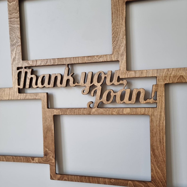 Custom Collage Picture Frames Multiple Picture Frame Wooden Etsy