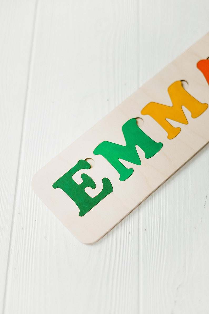 children personalised toy,Wooden Jigsaw Puzzle,educational toys,second Birthday baby girl prince toy Custom name puzzle with frog prince