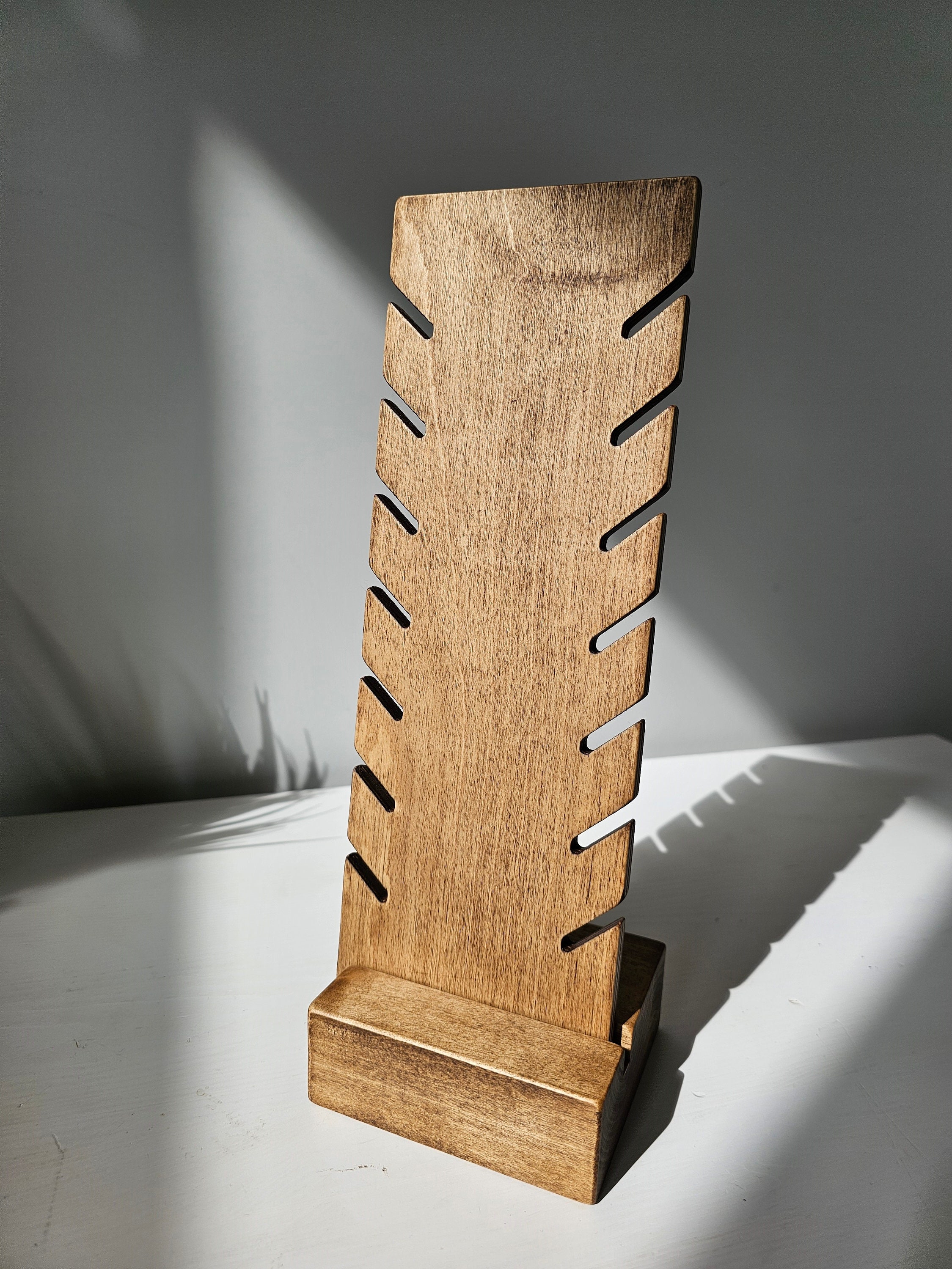 Support En Métal Et Bois Or Rose – Pour Pinceaux, Carillons, Bijoux – Dimensions 38,5x18 Cm - 11