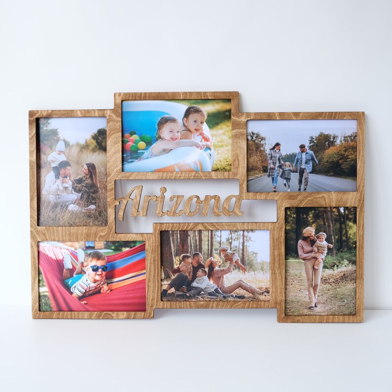 Custom Collage Picture Frames Multiple Picture Frame Wooden - Etsy