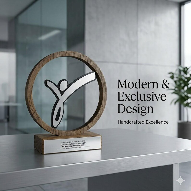 Dance Awards and Custom Trophy Wooden Award - Music Awards, Engraved Plaque, Award Plaque for Performance Personalized Gift Custom Award Set image 10