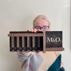 Wooden key holder, Key rack, Key hooks, Key organizer, Modern Key Organizer Solid wood Key holder wall Organizer for Home Decor