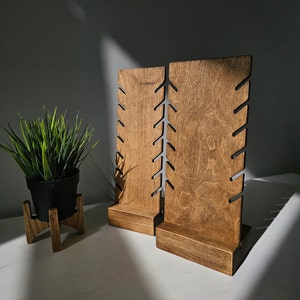 Holz Schmuck Ständer - Schmuck Organisator, Schmuck Armband Halskette Display, Halskette Halter, Schmuckhalter mit Gravur, Geschenk für sie
