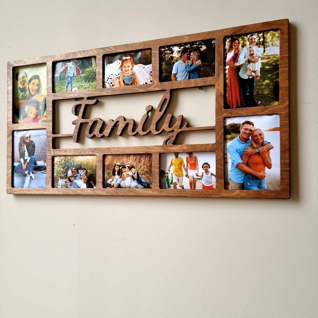 Family photo on sale collage frame
