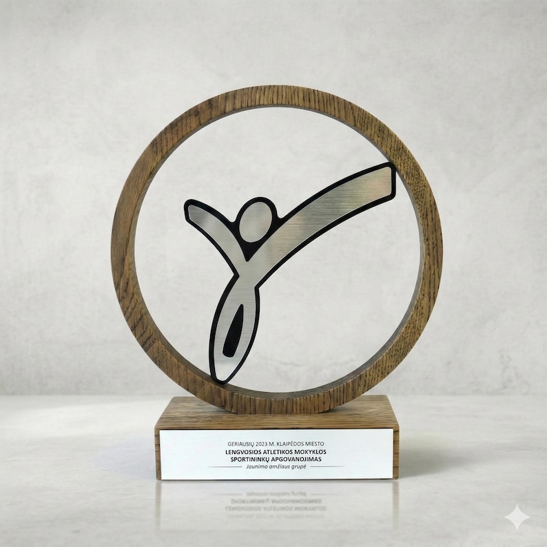 Dance Awards and Custom Trophy Wooden Award - Music Awards, Engraved Plaque, Award Plaque for Performance Personalized Gift Custom Award Set image 1