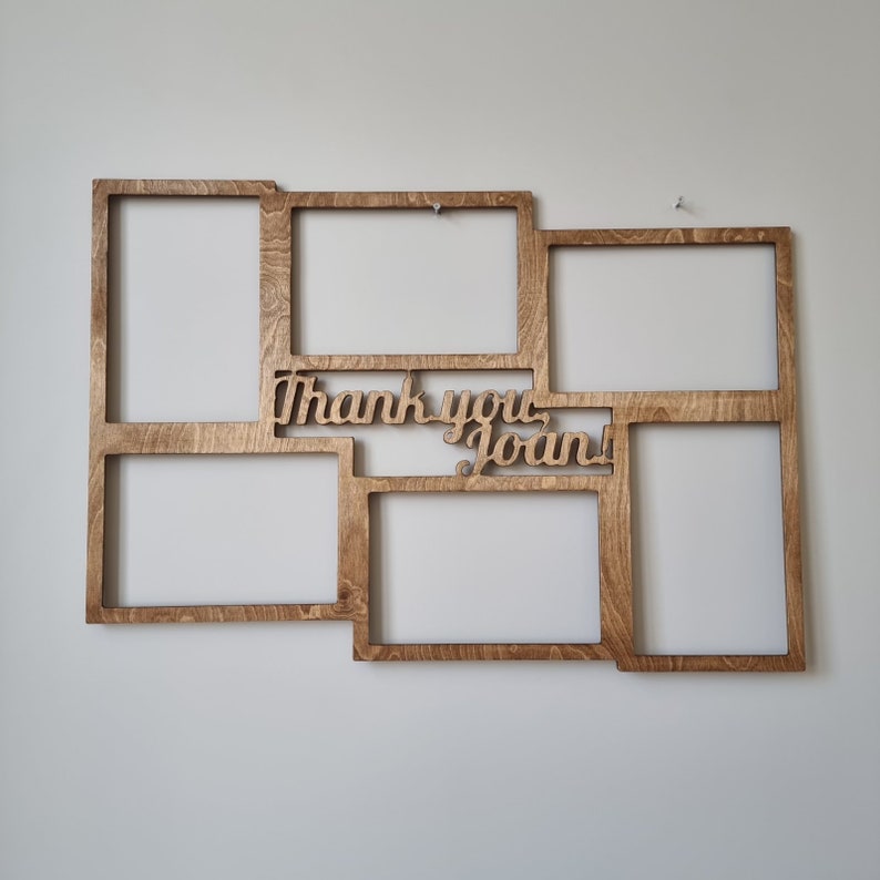 Custom collage picture frames, multiple picture frame, wooden multi photo frame, wooden wall decor, personalized family gift, wood signs