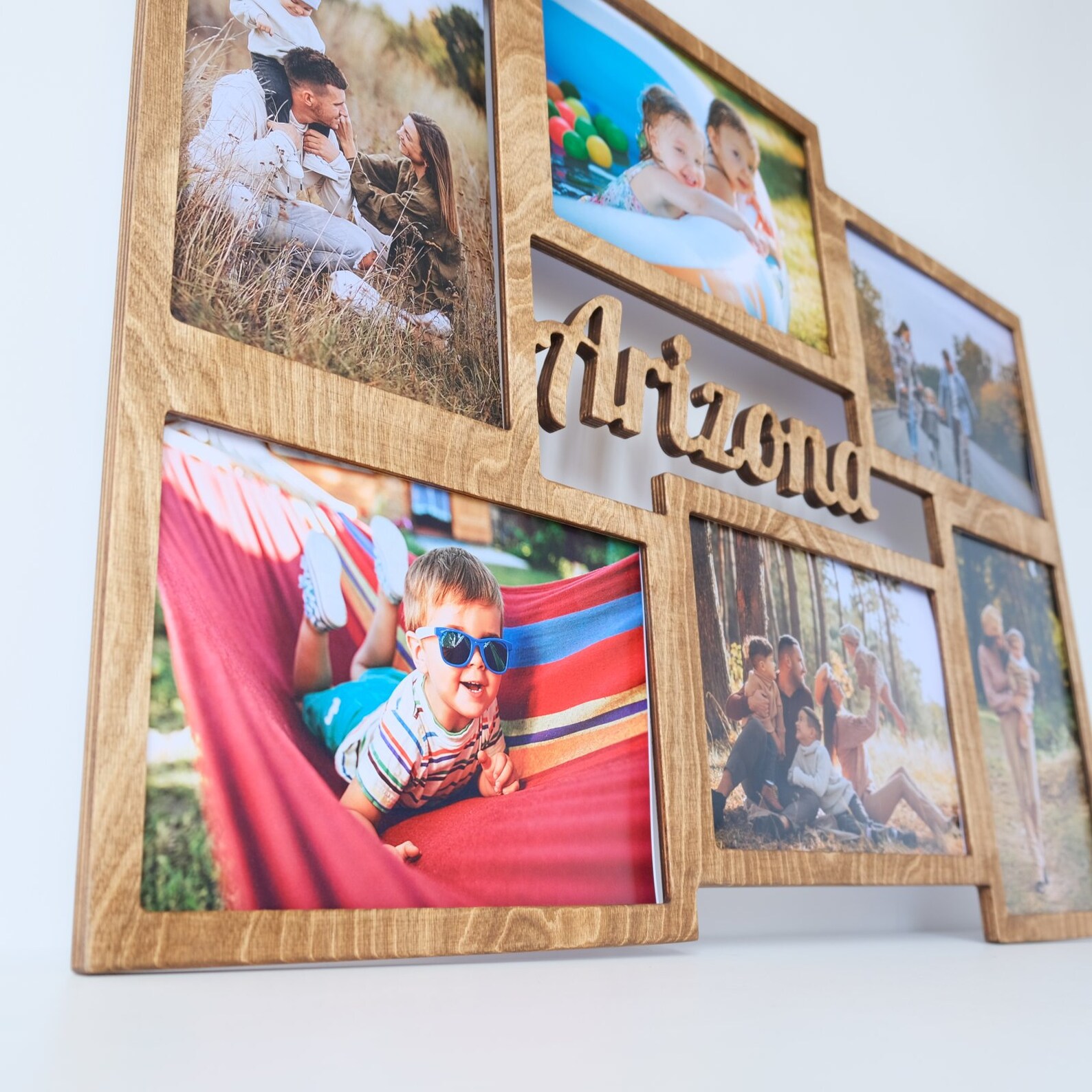 Custom Collage Picture Frames Multiple Picture Frame Wooden Etsy