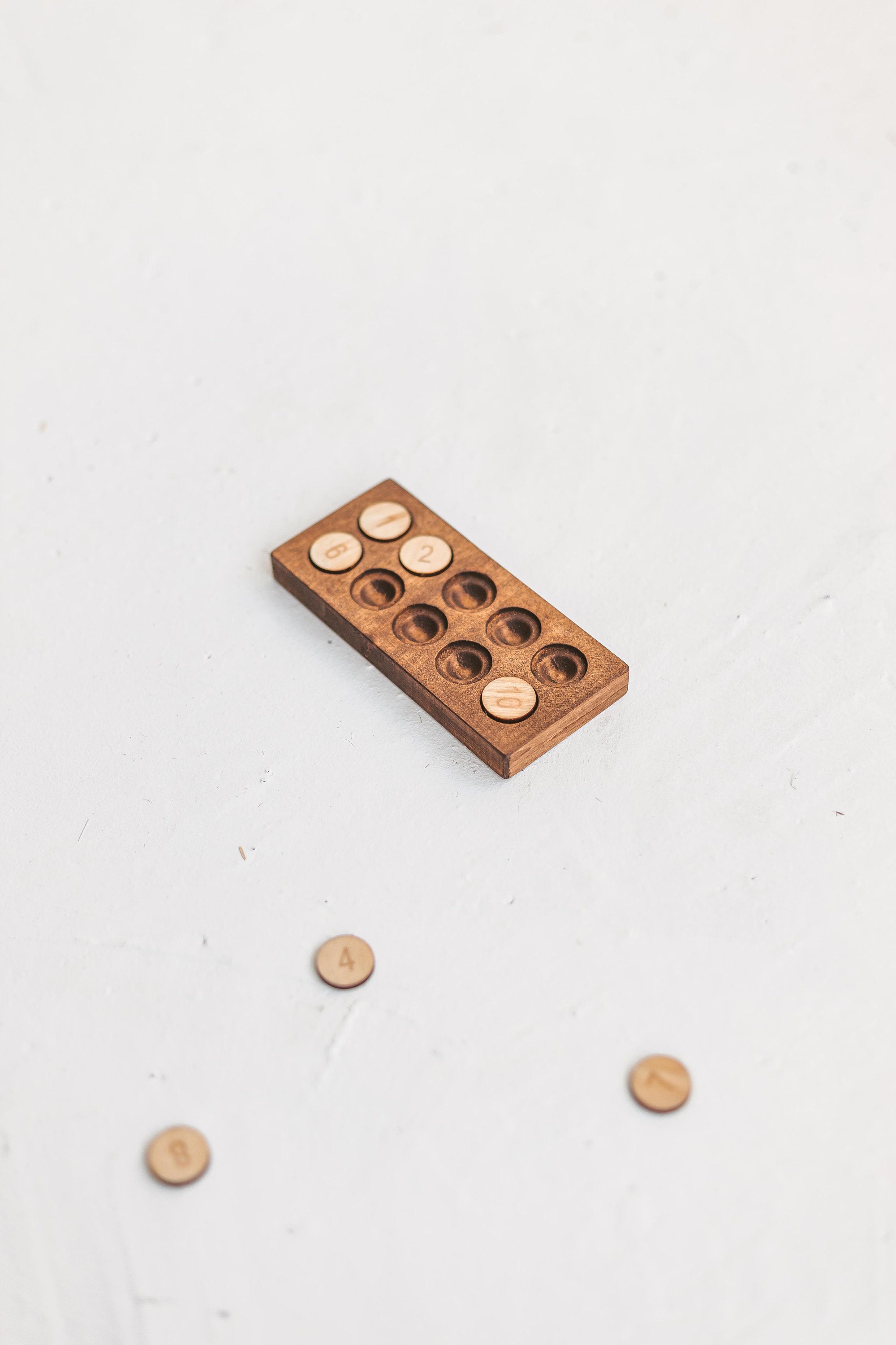 Wooden Ten Frame Kids Learning Montessori Numbers and - Etsy