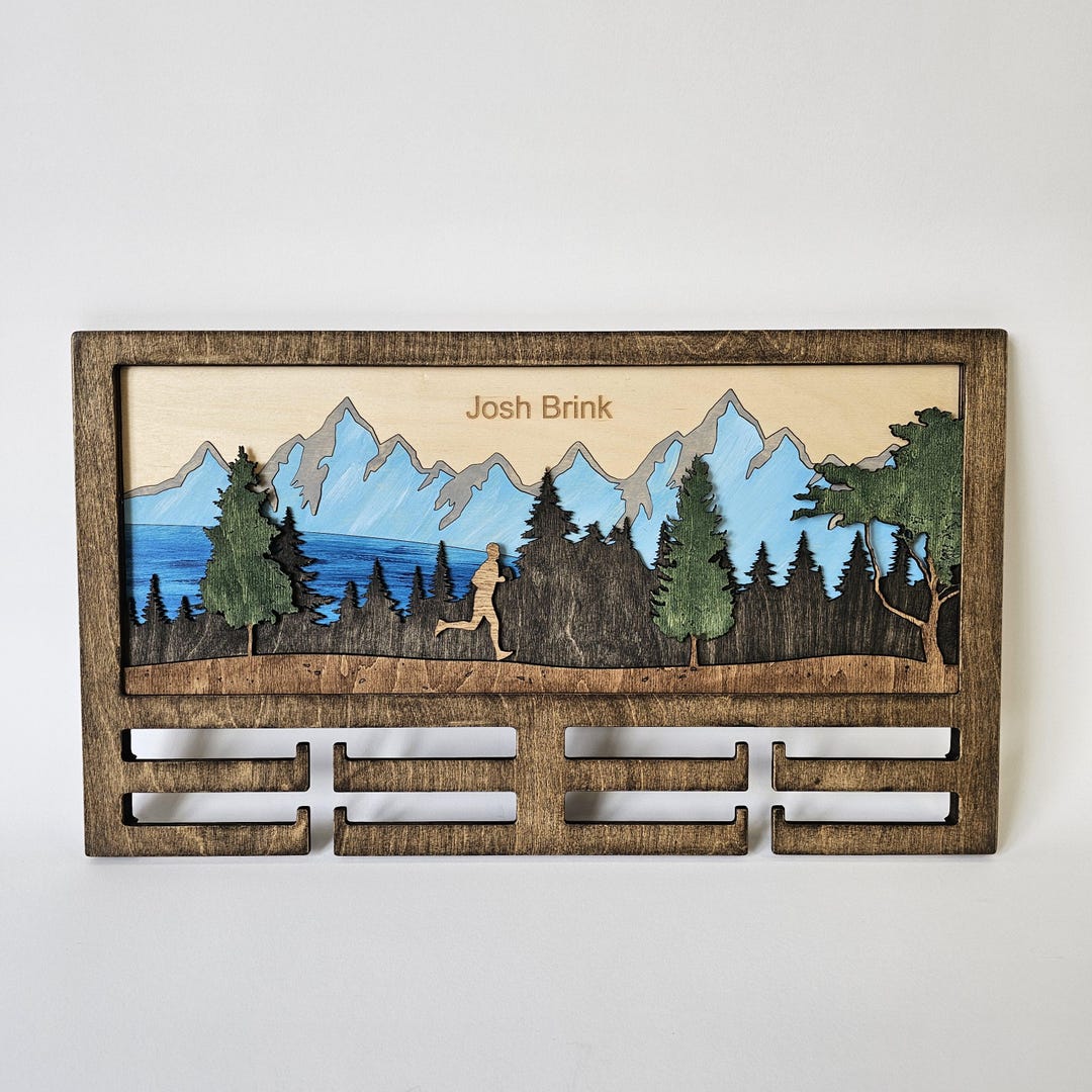 Medal Display, Medal Holder Rack, Custom Medal Hanger, Gift for Him ...