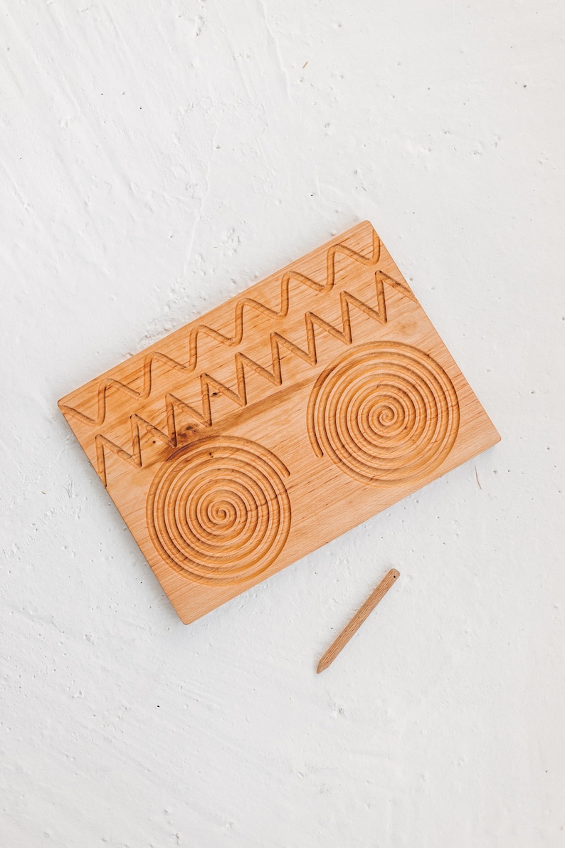 Shape tracing board, Montessori toddler wooden toys, Homeschool kids gift, educational learning toys, baby developing fine motor skills