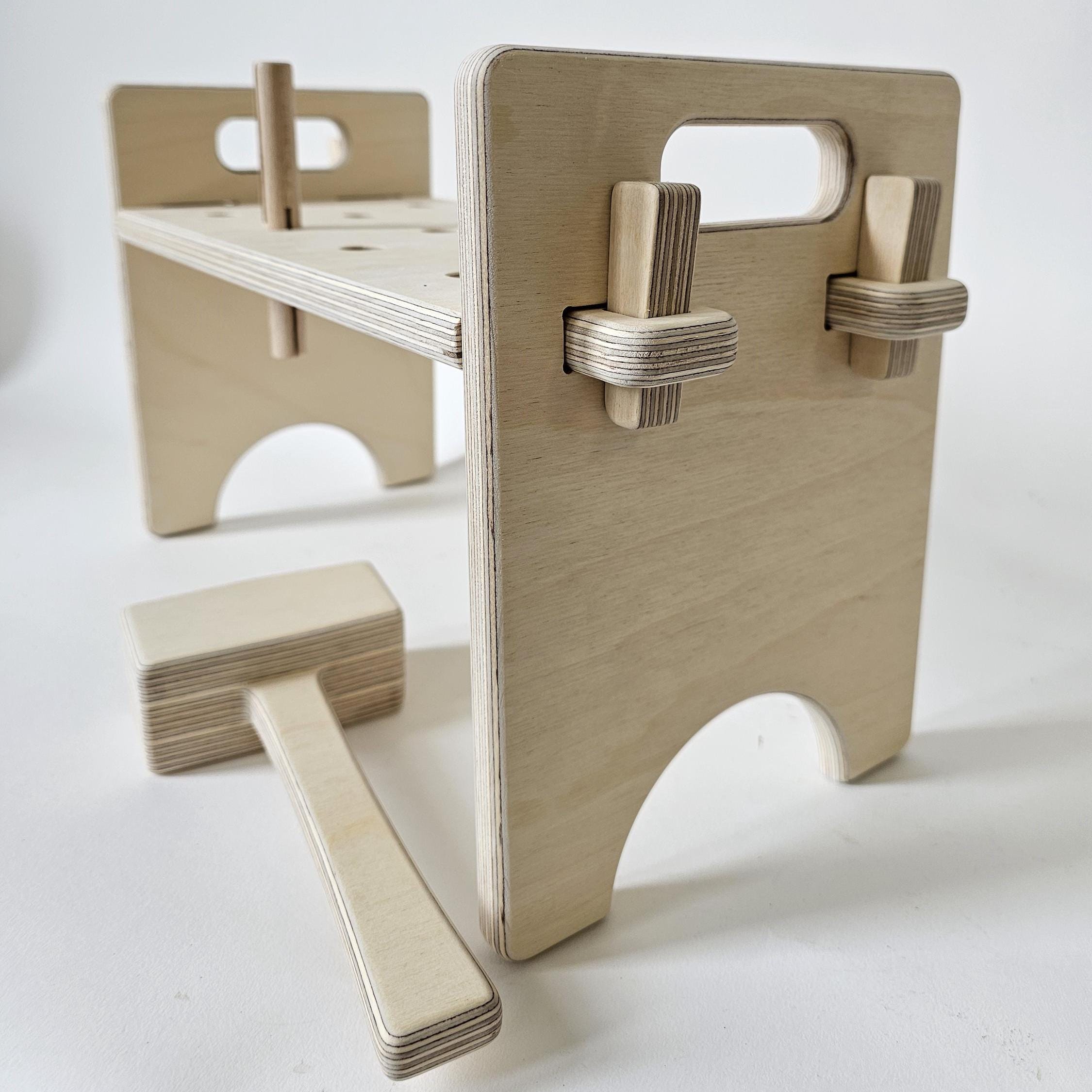 その他 Pingu Wooden Toy Hammer Game Pingu Wooden Toy Hammer Game