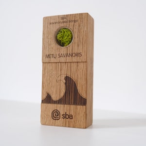 Trofeo de madera personalizable: premio personalizado hecho a mano con grabado, premio al trabajo duro, la dedicación y el éxito