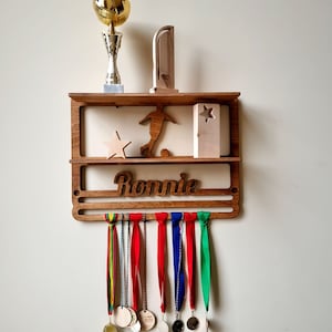 Porte-médaille 1pc, Support Daffichage En Métal Word Dancer Design Awards,  Support De Rangement Mural Pour Médailles Avec Vis,  147x400mm/5.79x15.75inch, Magasinez Les Dernières Tendances