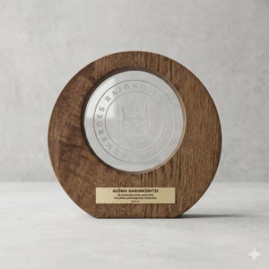 Engraved Award - Custom Engraved Wooden Trophy - Unique Handcrafted Award, Elegant Design, Personalized to Celebrate Achievements
