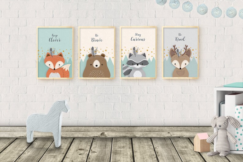 gender neutral woodland nursery