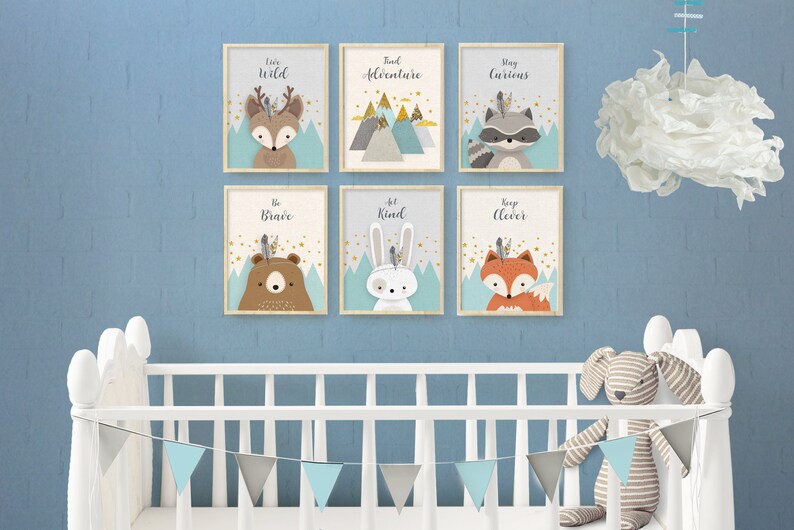 forest friends nursery decor