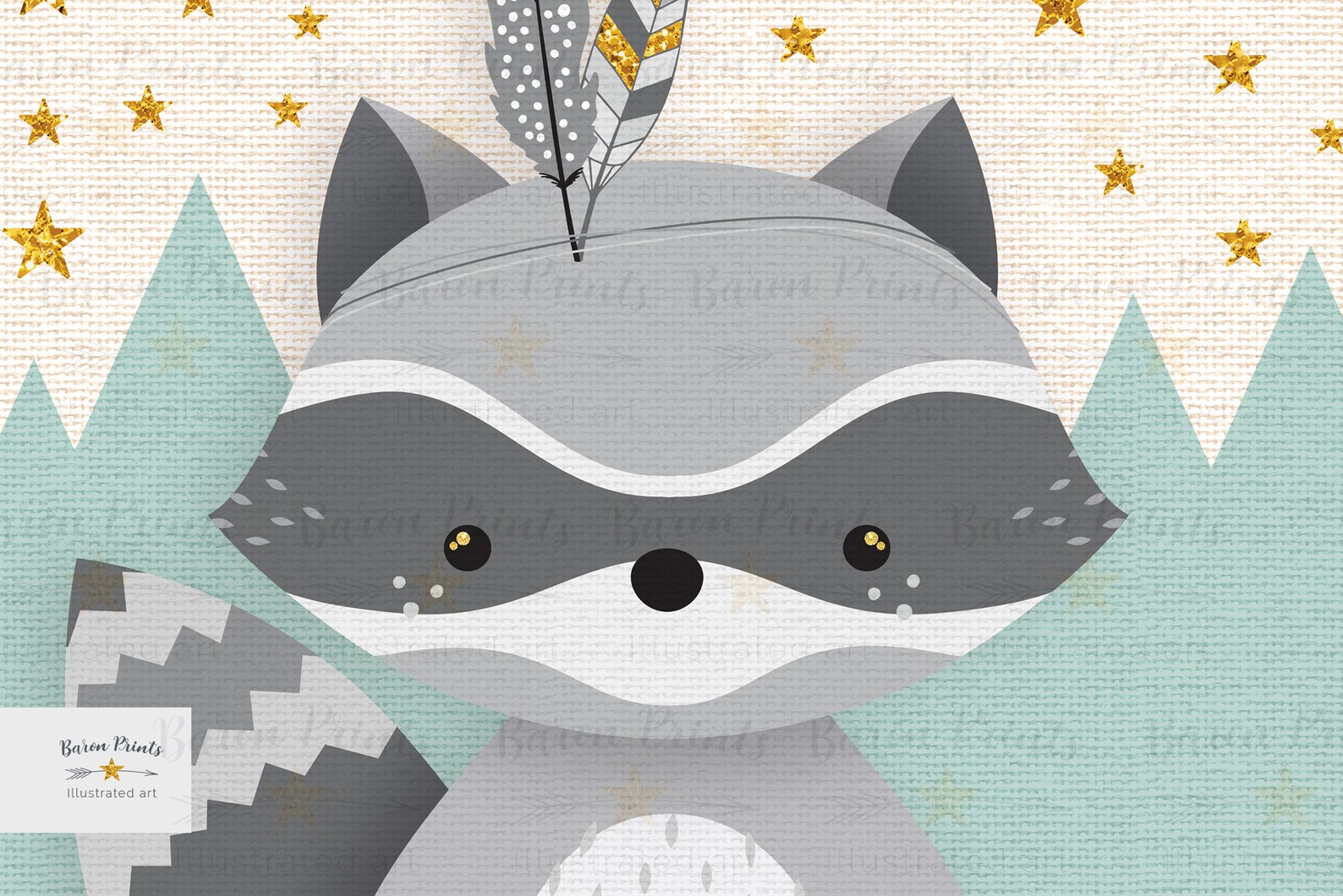 Woodland Nursery Decor Nursery Animal Print Woodland Nursery Etsy