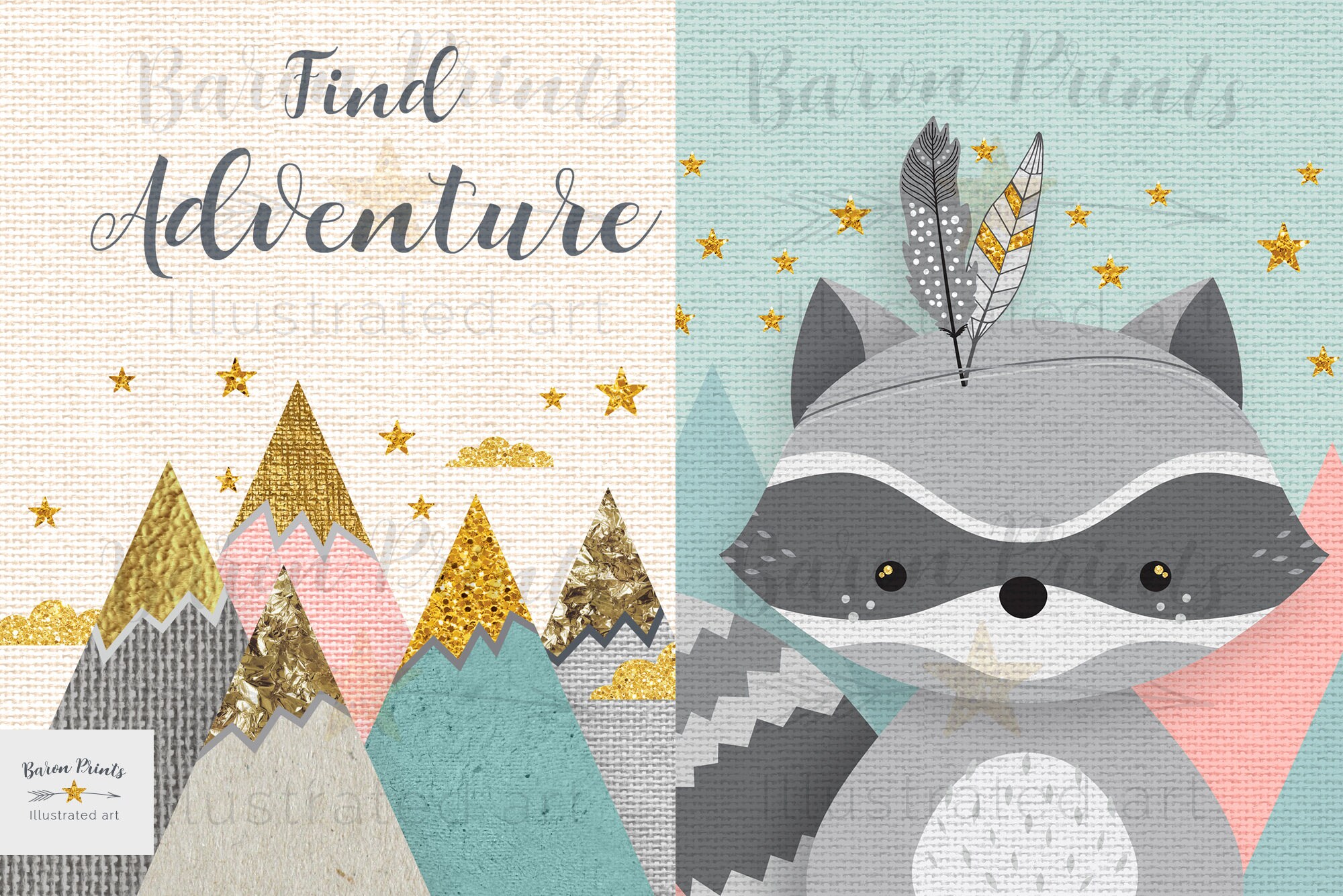 Printable Woodland Animal Wall Art Printable Animal Wall Art Etsy