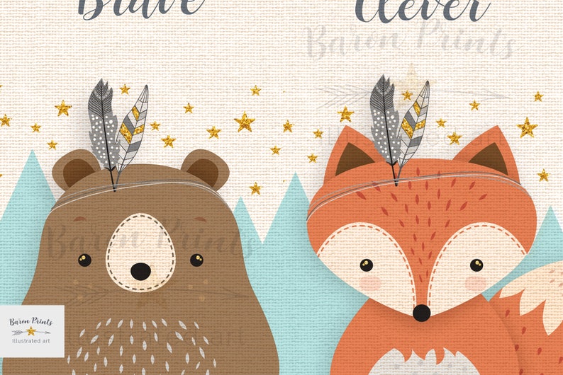 Baby Boy Nursery Baby Boy Gift Nursery Print Set of 6 Etsy