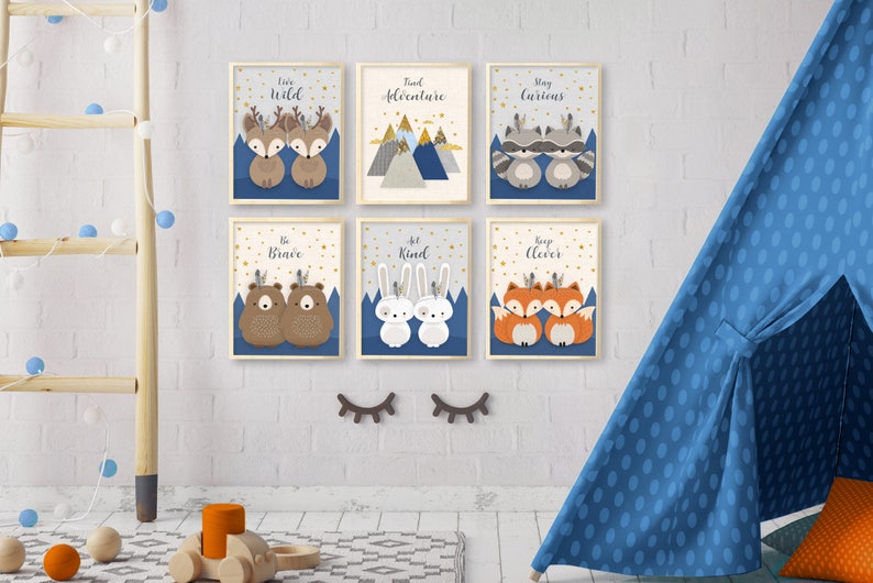 Twin Nursery Decor Twin Nursery Twins Nursery Twins Wall Etsy