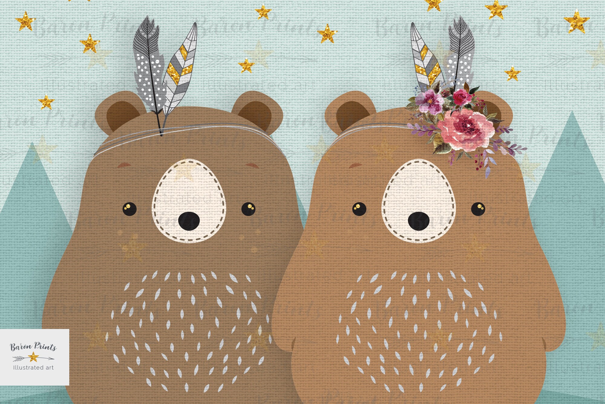 Twins Wall Art Twins Nursery Decor Twins Nursery Art Twins Etsy