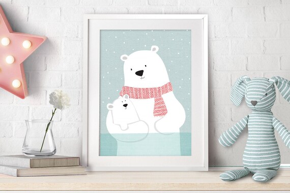 polar bear nursery decor