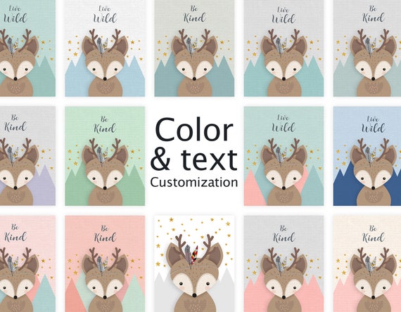 etsy baby name wall art